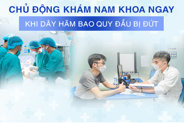 Đứt dây hãm đầu dương vật có tự lành không? Cách xử lý an toàn